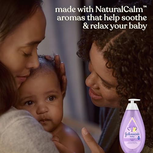 Johnson's Bedtime Baby Bath with Soothing NaturalCalm Aromas, Hypoallergenic & Tear-Free Liquid Baby Bath Formula, No Parabens, Sulfates, Dyes, or Phthalates, 27.1 fl. oz - Image 5