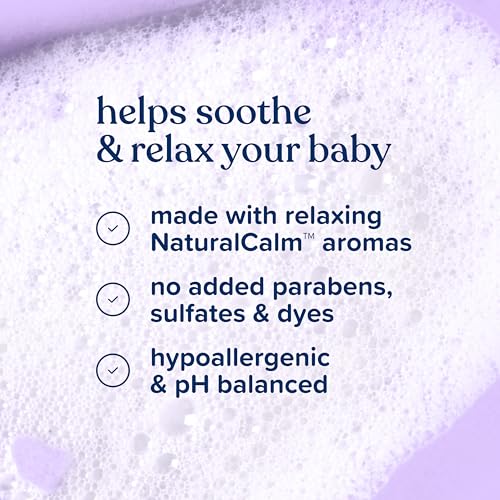 Johnson's Bedtime Baby Bath with Soothing NaturalCalm Aromas, Hypoallergenic & Tear-Free Liquid Baby Bath Formula, No Parabens, Sulfates, Dyes, or Phthalates, 27.1 fl. oz - Image 6