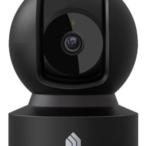 Kasa 1080p Indoor Pan/Tilt Wired Security Camera – Works as a Baby & Pet Monitor, Motion Detection & Tracking, 2-Way Audio, Night Vision, Subscription-Free Local Storage or Optional Cloud, EC71