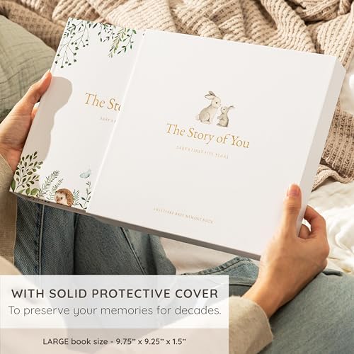 Keepsake Memory Book for Baby Boy or Girl Timeless First 5 Year Baby Book A Milestone Book to Record Every Event from Birth to Age 5 Gender Neutral Journal Scrapbook Photo Album - Image 4