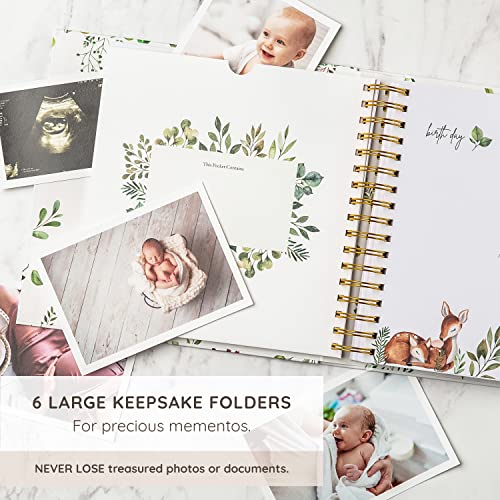 Keepsake Memory Book for Baby Boy or Girl Timeless First 5 Year Baby Book A Milestone Book to Record Every Event from Birth to Age 5 Gender Neutral Journal Scrapbook Photo Album - Image 7