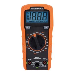 Klein Tools MM325 Multimeter, Digital Manual-Ranging 600V AC/DC Voltage Tester, Tests Batteries, Current, Resistance, Diodes, and Continuity