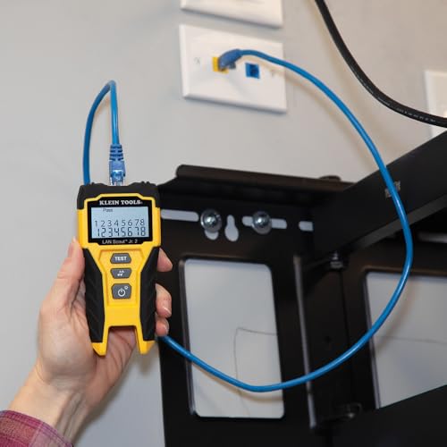 Klein Tools VDV526-200 Cable Tester, LAN Scout Jr. 2 Ethernet Tester for CAT 5e, CAT 6/6A Cables with RJ45 Connections - Image 6