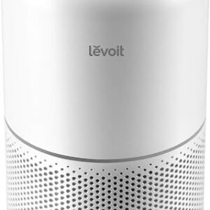 LEVOIT Air Purifier for Home Allergens Pet Hair in Bedroom, Covers Up to 1073 ft² by 56W High Torque Motor, AHAM VERIFIDE, 3-in-1 Filter with HEPA Sleep Mode, Remove Dust Smoke Odor, Core300-P, White