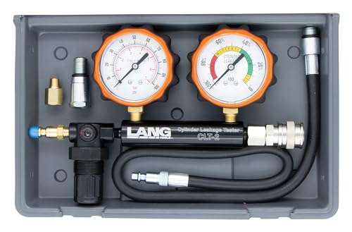Lang Tools CLT-2 100 PSI Cylinder Leakage Tester with 2 Gauges, One Size - Image 4