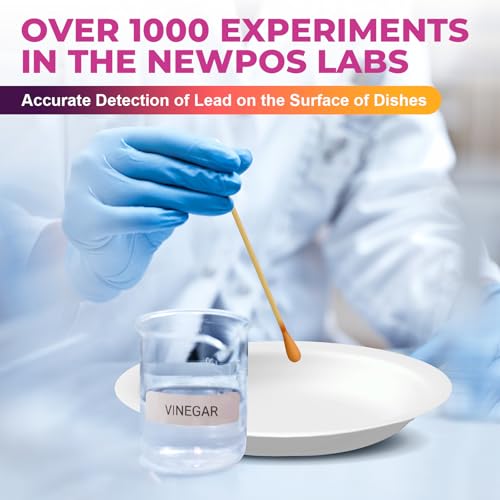 Lead Test Kit: 30 Swabs Upgraded Accurately Formulated Lead Paint Test Kit Detector Testing for Dishes Paint Cups Ceramics & All Surfaces Results in 30 Seconds - Image 3