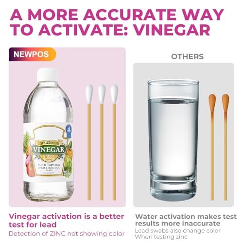 Lead Test Kit: 30 Swabs Upgraded Accurately Formulated Lead Paint Test Kit Detector Testing for Dishes Paint Cups Ceramics & All Surfaces Results in 30 Seconds - Image 4