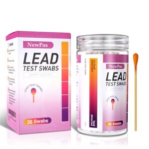 Lead Test Kit: 30 Swabs Upgraded Accurately Formulated Lead Paint Test Kit Detector Testing for Dishes Paint Cups Ceramics & All Surfaces Results in 30 Seconds