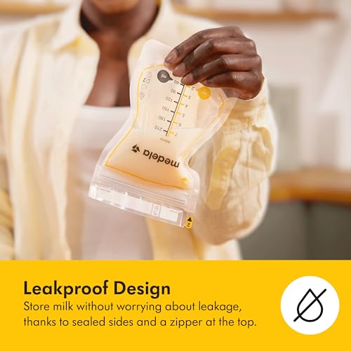Medela Easy Pour Breastmilk Storage Bags 100 Count 7oz/210ml Disposable, Leakproof, Fast Freeze, Breast Milk Protection Recyclable & BPA Free - Image 6