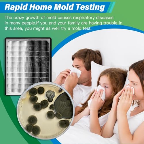 Mold Test Kit for Home - 12 Simple Detection Tests,Test HVAC System,Home Surfaces,& Indoor Air Quality Testing Kits,DIY Mold Detector at Home,Includes Detailed Mold Identification Guide,air Tester - Image 3