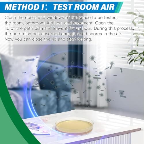 Mold Test Kit for Home - 12 Simple Detection Tests,Test HVAC System,Home Surfaces,& Indoor Air Quality Testing Kits,DIY Mold Detector at Home,Includes Detailed Mold Identification Guide,air Tester - Image 5
