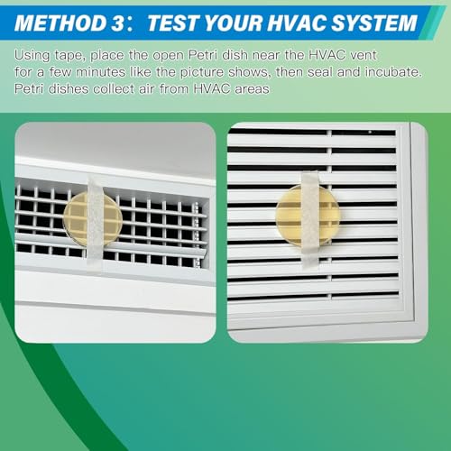 Mold Test Kit for Home - 12 Simple Detection Tests,Test HVAC System,Home Surfaces,& Indoor Air Quality Testing Kits,DIY Mold Detector at Home,Includes Detailed Mold Identification Guide,air Tester - Image 7