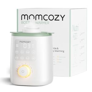 Momcozy Baby Bottle Warmer for Breast Milk Formula Food, Fullest Nutrients Preserved, Fast Heat, Night Light for Nighttime Breastfeeding, One-Touch Easy Use, Newborn Essentials Supplies Gift for Mom