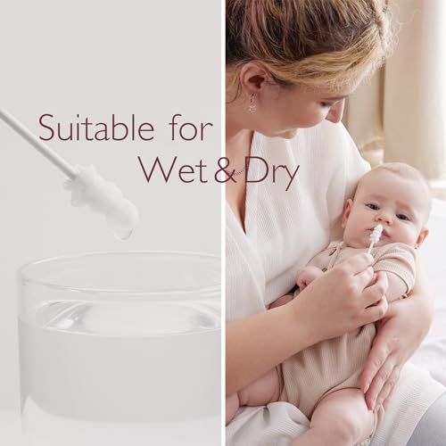 Momcozy Baby Tongue Cleaner Gauze, Baby Toothbrush Disposable Oral Cleaner, Toddler Tooth Brush for Tooth Mouth Gum Clean, Infant Toothbrush Oral Cleaning Stick, Baby Oral Cleaner Newborn, 40 Count - Image 5