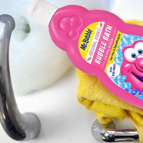 Mr. Bubble Original Bubble Bath - Great for Your Baby, Kids, and Adults - Hypoallergenic, Tear Free Bubble Bath Solution (2 Bottles, 16 fl oz Each) - Image 5