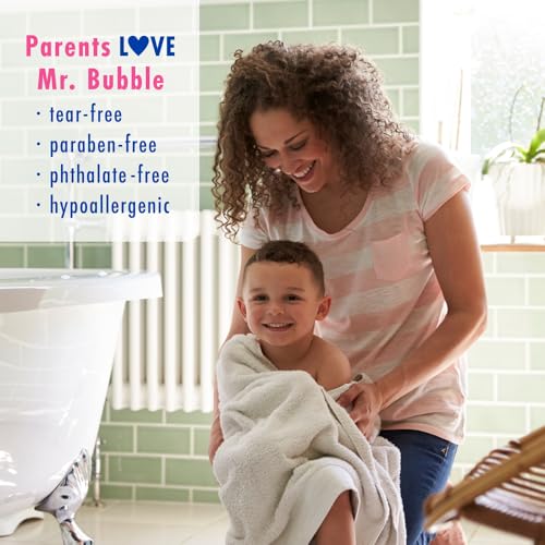 Mr. Bubble Original Bubble Bath - Great for Your Baby, Kids, and Adults - Hypoallergenic, Tear Free Bubble Bath Solution (2 Bottles, 16 fl oz Each) - Image 6