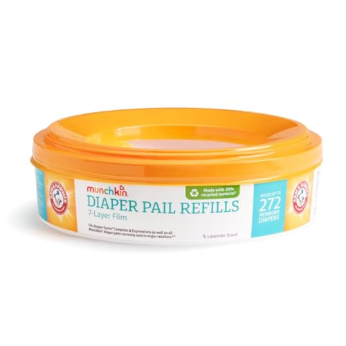 Munchkin® Arm & Hammer Diaper Pail Refill Rings, Holds up to 544 Newborn Diapers, 2 Pack - Image 4