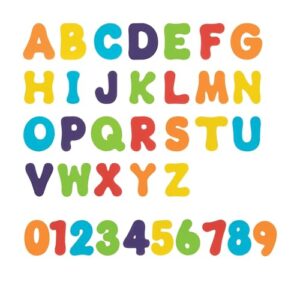Nuby Foam Bath Letters and Numbers for Toddlers – Bath Toy Set for Kids 3+ Years – 36 Pieces
