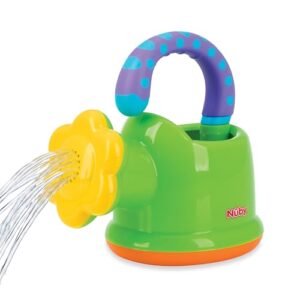 Nuby Watering Can Bath or Outdoor Toy for Toddlers and Kids – Spring and Summer Outside Play -18+ Months – Interactive and Fun Baby Bath Essentials