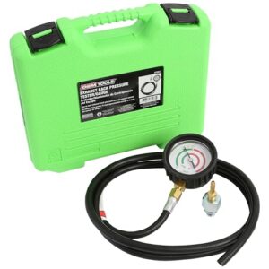 OEMTOOLS 37263 Exhaust Back Pressure Tester/Gauge Kit, Exhaust Gauge Diagnoses Catalytic Converter Issues, Oxygen Sensor Adapter, psi/Bar Readings