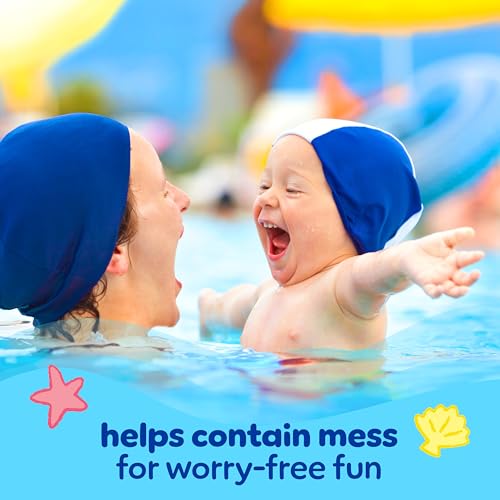 Pampers Swim Diapers - Splashers - Size 4, 18 Count, Gap-Free Disposable Baby Swimming Pants - Image 5