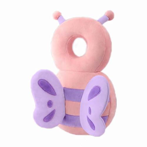 PandaEar Baby Head Protection Backpack, Toddler Walking Head Protector, Adjustable Head Protector Pad Safety Cushion (Pink)