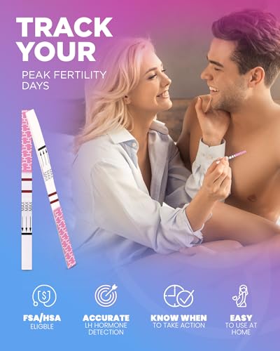 Pelvana Pregnancy and Ovulation Test Strips Combo Kit - 50 LH Fertility Test Strips + 20 Pregnancy HCG Checker Kits - Identify Your Peak Fertility Days - Easy at Home Ovulation Tests (70 Piece Kit)