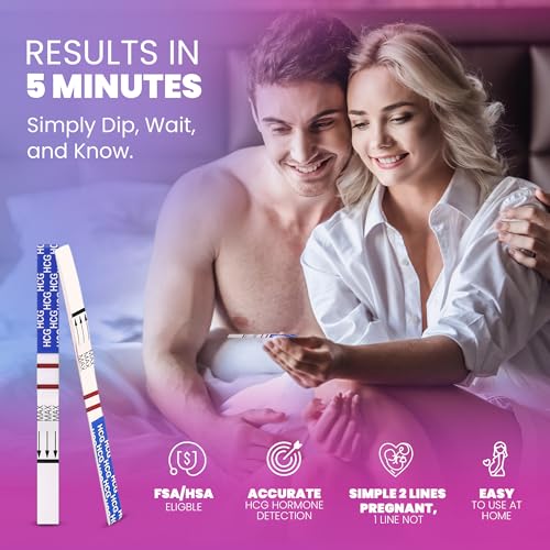 Pelvana Pregnancy and Ovulation Test Strips Combo Kit - 50 LH Fertility Test Strips + 20 Pregnancy HCG Checker Kits - Identify Your Peak Fertility Days - Easy at Home Ovulation Tests (70 Piece Kit) - Image 7