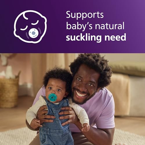 Philips Avent Soothie Baby Pacifiers - 100% Silicone Pacifiers for Babies 3-18 Months, One-Piece Design, BPA-Free, Extra Durable, Green, 4 Pack, Model SCF192/45 - Image 3