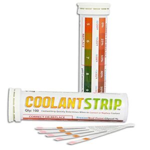 Phoenix Systems 8001-B Coolant Test Strip (Determine When to Replace Automotive Coolant – 100 Test Strips)