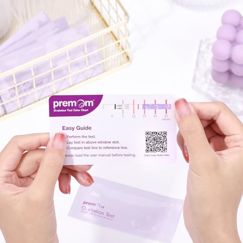 Premom Quantitative Ovulation Test Strips, Ovulation Predictor Kit with Smart Digital Ovulation Reader APP, Numerical Ovulation Tests, 20 LH Test - Image 4