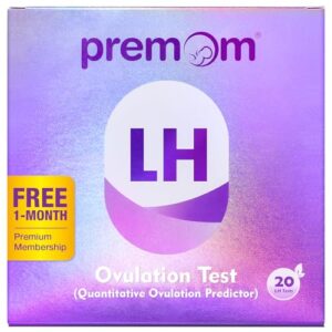 Premom Quantitative Ovulation Test Strips, Ovulation Predictor Kit with Smart Digital Ovulation Reader APP, Numerical Ovulation Tests, 20 LH Test
