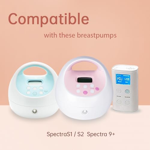 PumpMom-us Breast Pump Parts for Spectra, Replace Duckbill Valves Tubes Backflow Protector Membrane for Spectra S1 S2 9 Plus Breastpumps - Image 3