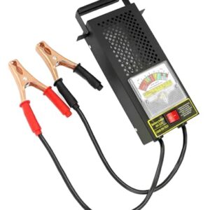 QWORK 12V 100A Battery Load Tester & Voltage Tester 24338 for Cars, Trucks, RVs, Golf Carts – Versatile and Powerful Automotive Diagnostic Tool with Alternator Testing