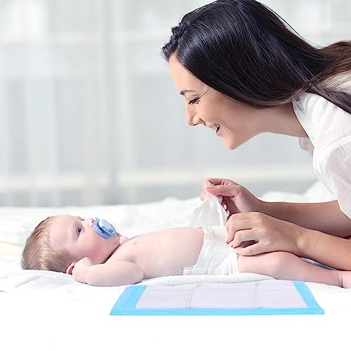 Rocinha 100 Pack Disposable Changing Pads Baby Disposable Underpads Waterproof Diaper Changing Pad Breathable Underpads Bed Table Protector Mat (17 x 13 Inches) - Image 7