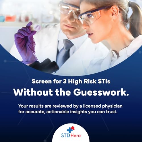 STD Hero At-Home Common STD Test Kit for Women and Men - Test for the Top Four STD's - Includes MGen - Private At-Home Collection - Simple, Discreet, Easy-to-Use with Fast Online Results - Image 3