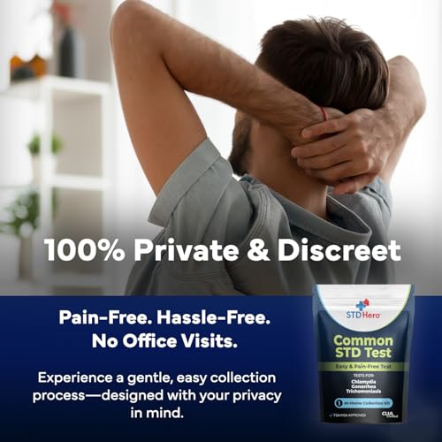 STD Hero At-Home Common STD Test Kit for Women and Men - Test for the Top Four STD's - Includes MGen - Private At-Home Collection - Simple, Discreet, Easy-to-Use with Fast Online Results - Image 4