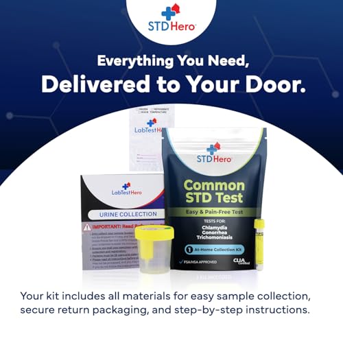 STD Hero At-Home Common STD Test Kit for Women and Men - Test for the Top Four STD's - Includes MGen - Private At-Home Collection - Simple, Discreet, Easy-to-Use with Fast Online Results - Image 6