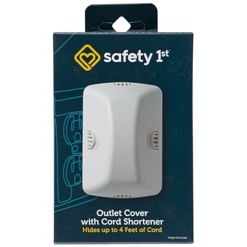 Safety 1st Outlet Cover with Cord Shortener for Baby Proofing