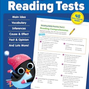 Scholastic Success with Reading Tests Grade 3 Workbook Paperback – February 1, 2022