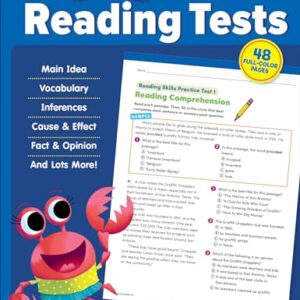 Scholastic Success with Reading Tests Grade 4 Workbook Paperback – February 1, 2022
