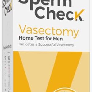 SpermCheck Vasectomy Home Test Kit – Check Sperm Count Post Vasectomy – 2 Pack – Easy to Read, Private – 98% Accuracy – FSA HSA Eligible – FDA Cleared