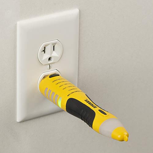 Sperry Instruments VD7504GFI DualCheck 2-in-1 Non-Contact Voltage Detector + GFCI Outlet Circuit Analyzer, 360° Visual & Audible Indicators, 50-1000V AC, 250 lb. Crush Rating - Image 6