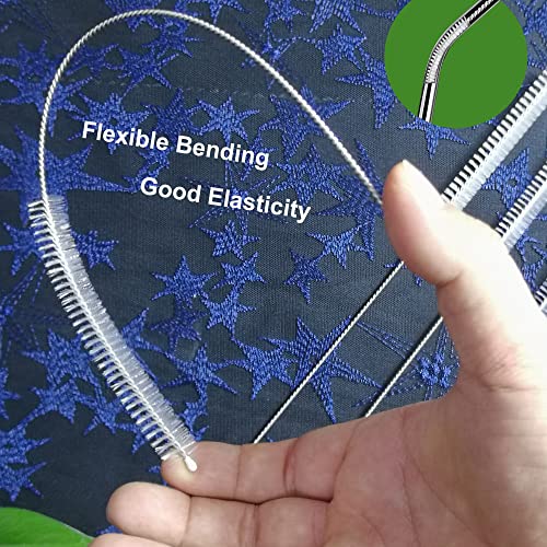 Straw Cleaner Brush Extend 12 inch, Extra Wide 12mm diam Pipe Cleaners, Extra Long Straw Brush for Sippy Cup, Water Bottle and Tubes, Drinking Straw Cleaning brush Set 10 Pack - Image 7