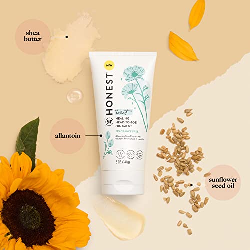 The Honest Company Head to Toe Multi-Purpose Healing Ointment, Safe for Sensitive Skin, Hypoallergenic, Fragrance-Free, Vegan, 5 oz - Image 3