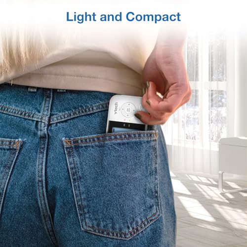 VTech VM819 Baby Monitor with Camera and Audio, 2.8” Screen Portable Baby Camera, Night Vision, 2-Way Audio, Temperature Sensor and Lullabies, Secure Transmission No WiFi, Ideal for Baby/Elderly/Pet - Image 7