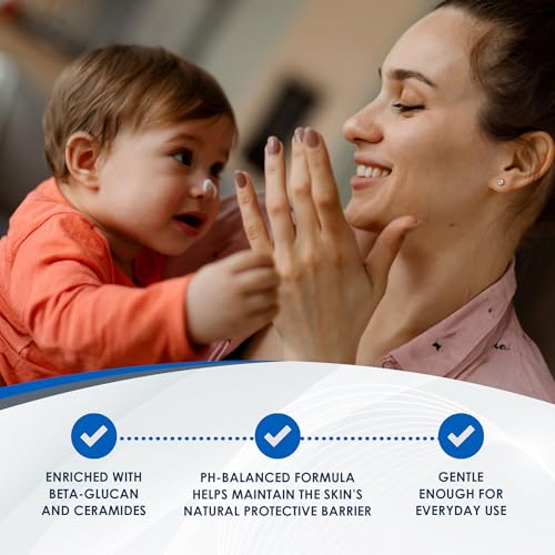 Vanicream Moisturizing Cream for Baby, 6 Oz, Gentle, Hydrating Baby Lotion with Beta-Glucan & Ceramides, Formulated without Common Irritants for Sensitive Skin, All Ages - Image 4