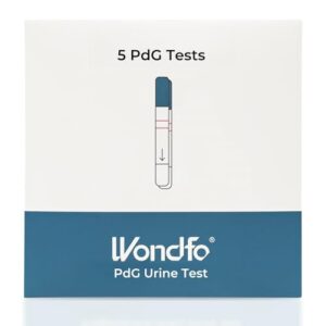 Wondfo PdG Urine Test- 5 Tests to Track Ovulation at Home for Women
