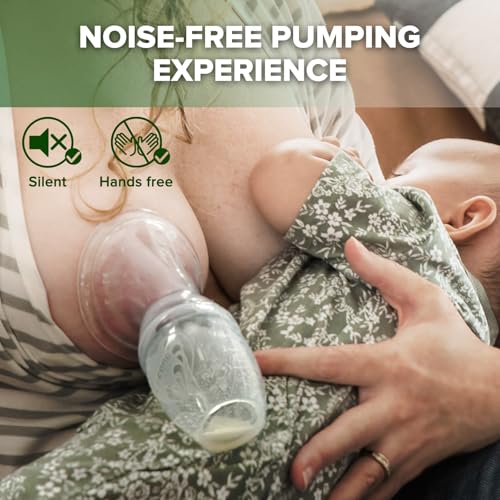 haakaa Manual Breast Pump for Breastfeeding, Silicone, Clear 4oz/100ml - Image 6