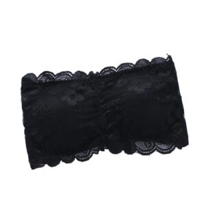 Miss Bandeau Bralettes for Women Plus Size Seamless Lace Tube